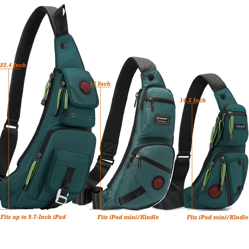 NICGID Sling Bag Chest Shoulder Backpack Crossbody Bags Casual Daypack for Men Women - Image 3